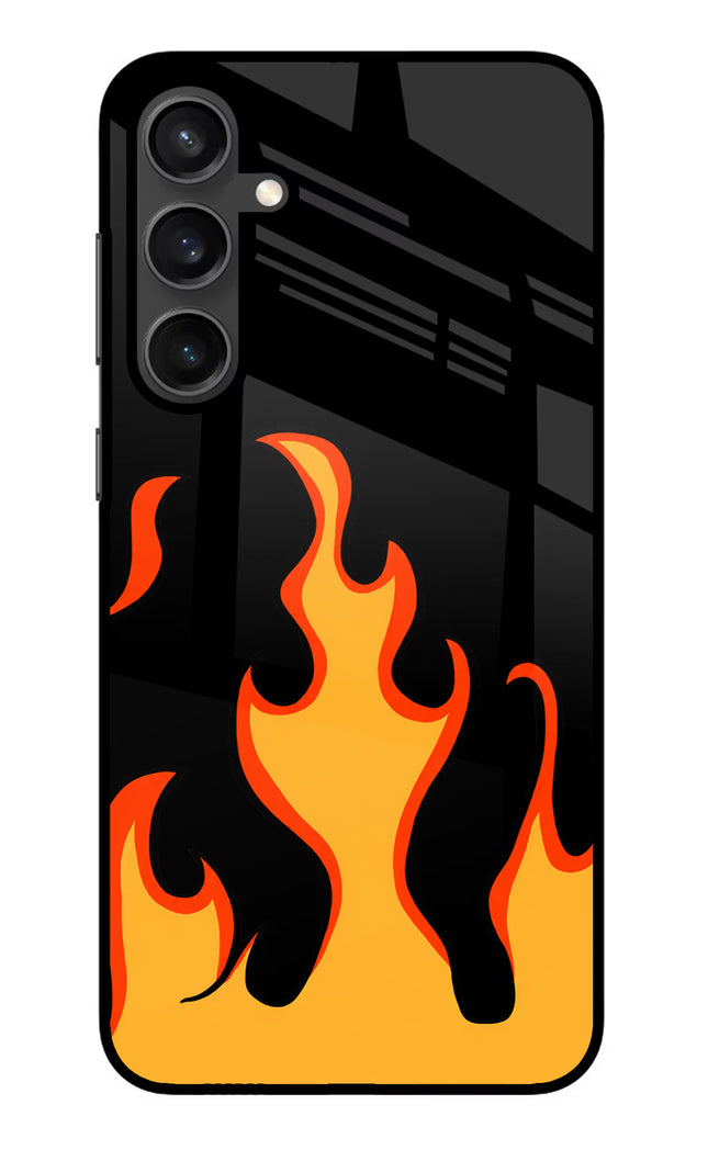 Fired Up – Black Samsung S23 Glass Case