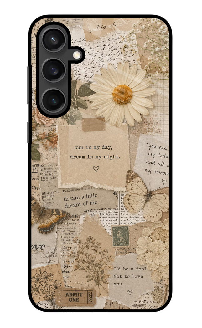 Vintage case Samsung S23 Glass Case