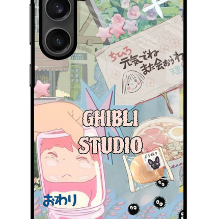 Studio Ghibli Samsung S23 Glass Case