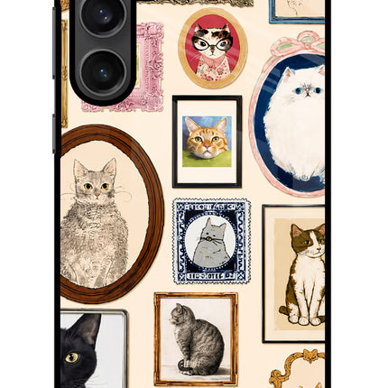 Mirror Cats Samsung S23 Glass Case