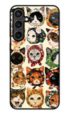 Cool Cat Samsung S23 Glass Case
