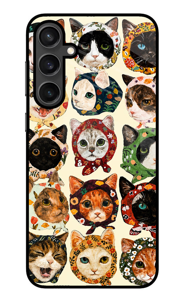 Cool Cat Samsung S23 Glass Case