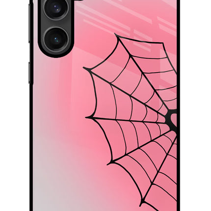 Pink Web Samsung S23 Glass Case