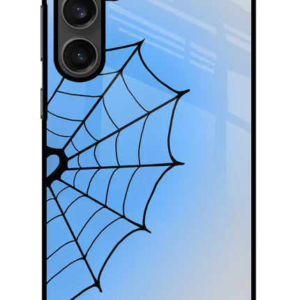 Blue Web Samsung S23 Glass Case