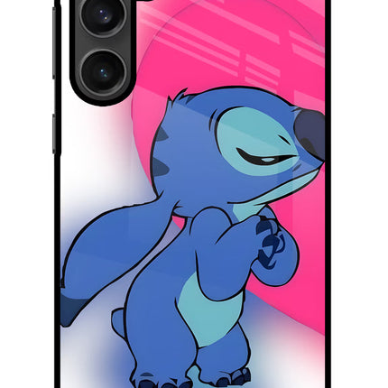Stitch Hug Samsung S23 Glass Case