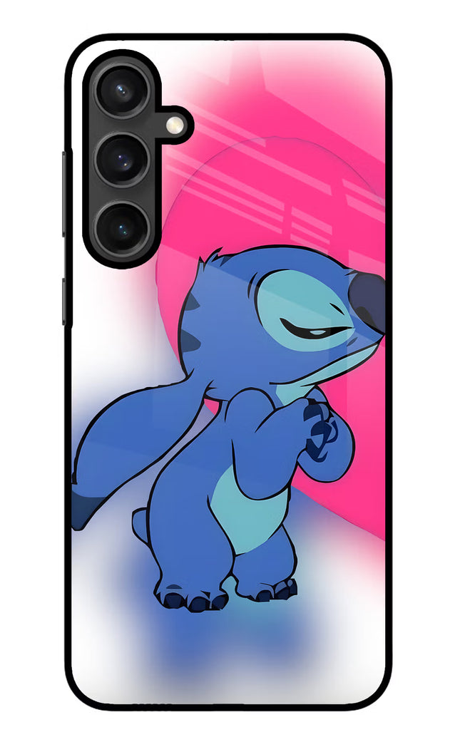 Stitch Hug Samsung S23 Glass Case