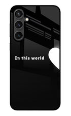 This World Samsung S23 Glass Case