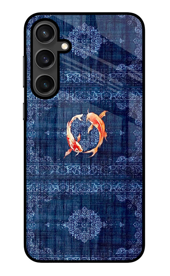 Koi Blue Samsung S23 Glass Case