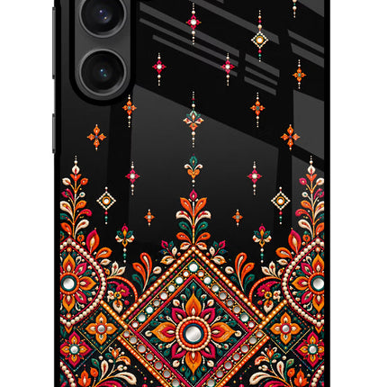 Noir Mehfil Samsung S23 Glass Case