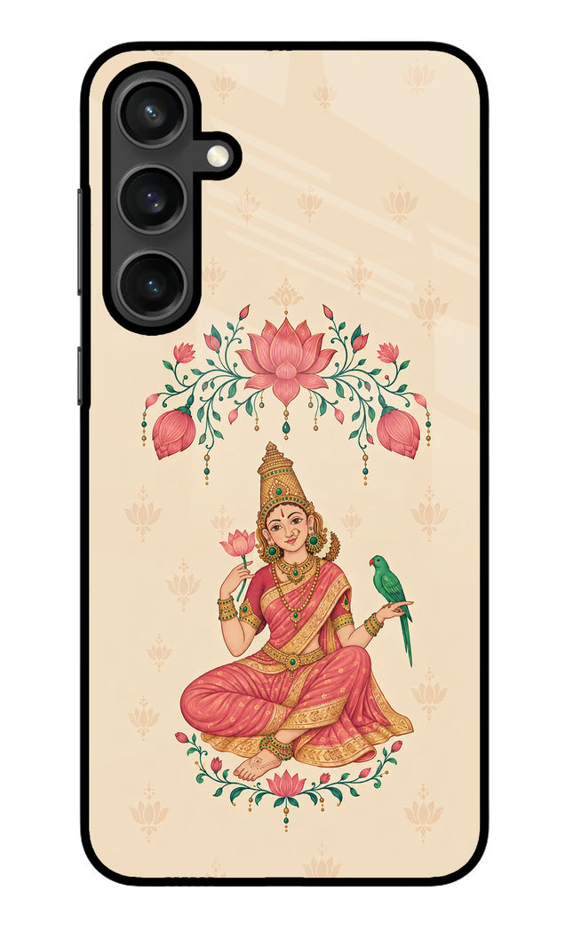 Goddess Lakshmi Samsung S23 Glass Case