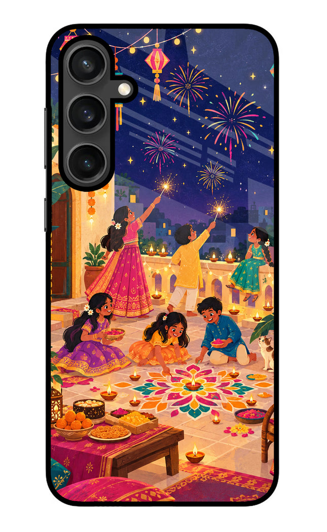 Diwali Night Samsung S23 Glass Case