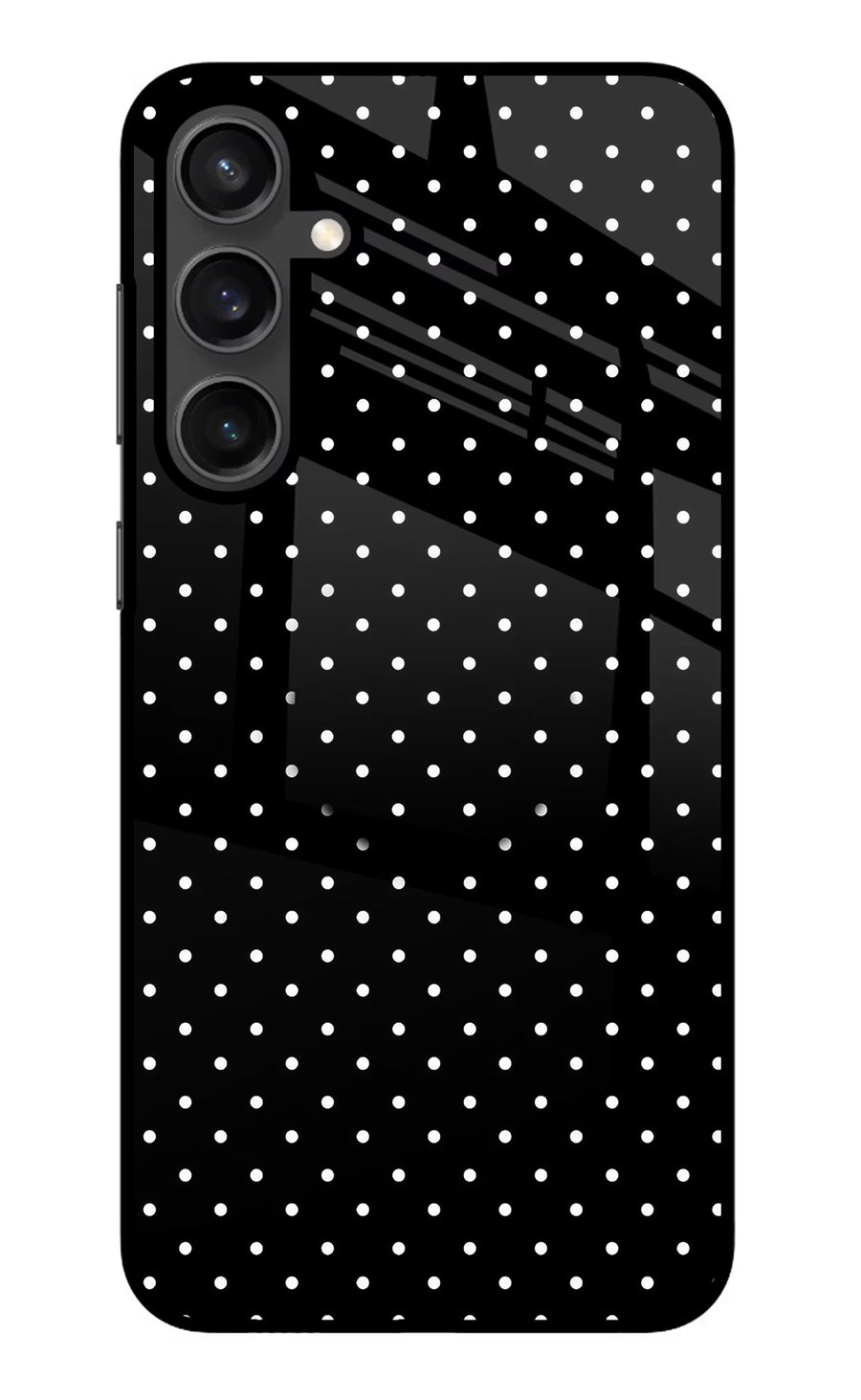 White Dots Samsung S23 Pop Case, Metal case