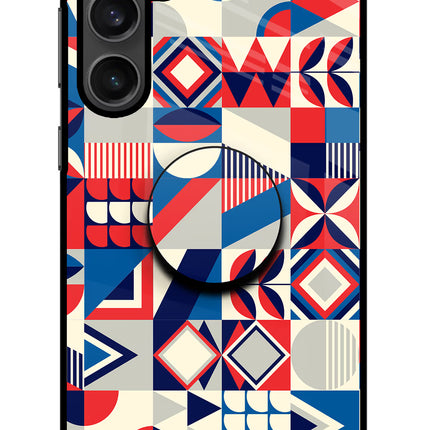 Colorful Pattern Samsung S23 Glass Case
