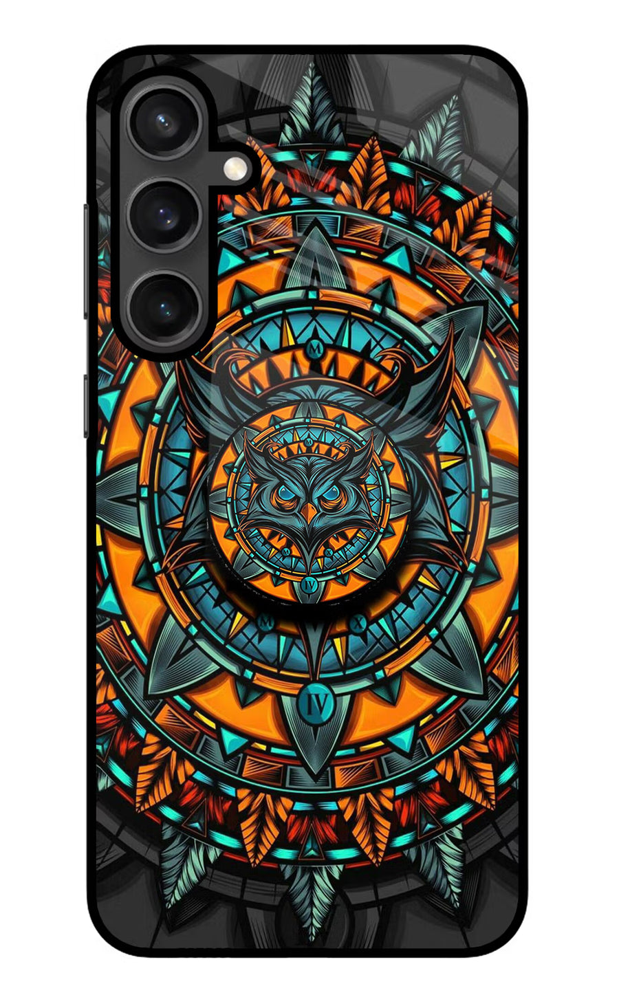 Angry Owl Samsung S23 Pop Case, Metal case