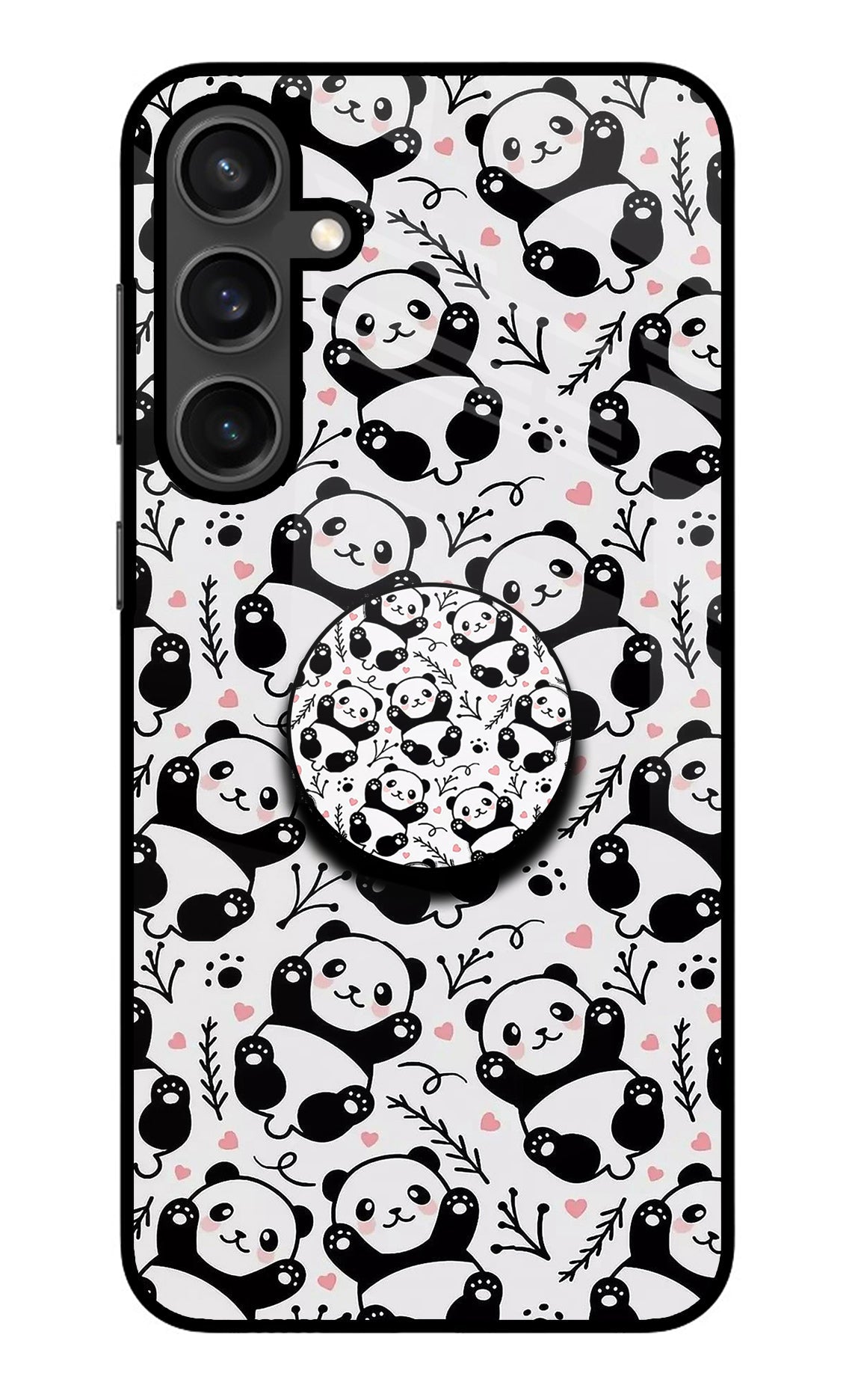 Cute Panda Samsung S23 Pop Case