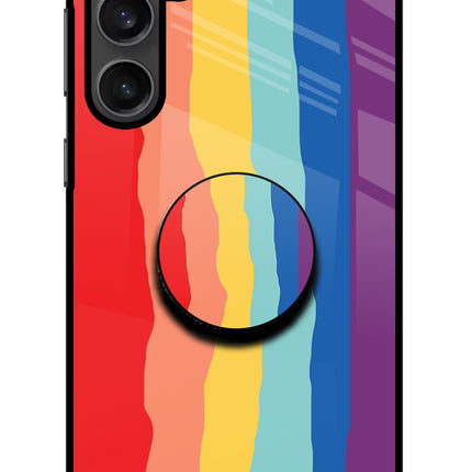 Rainbow Samsung S23 Glass Case