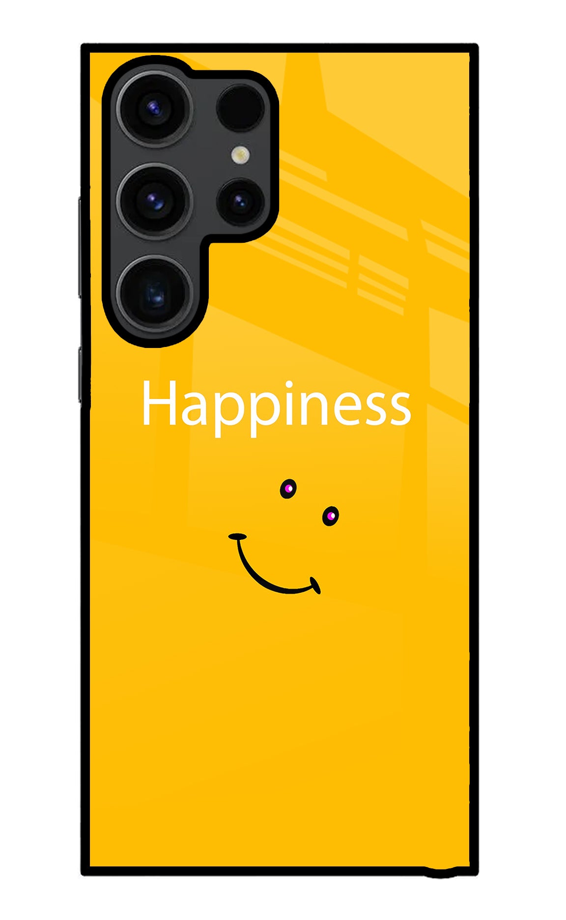 Happiness With Smiley Samsung S23 Ultra Back Cover