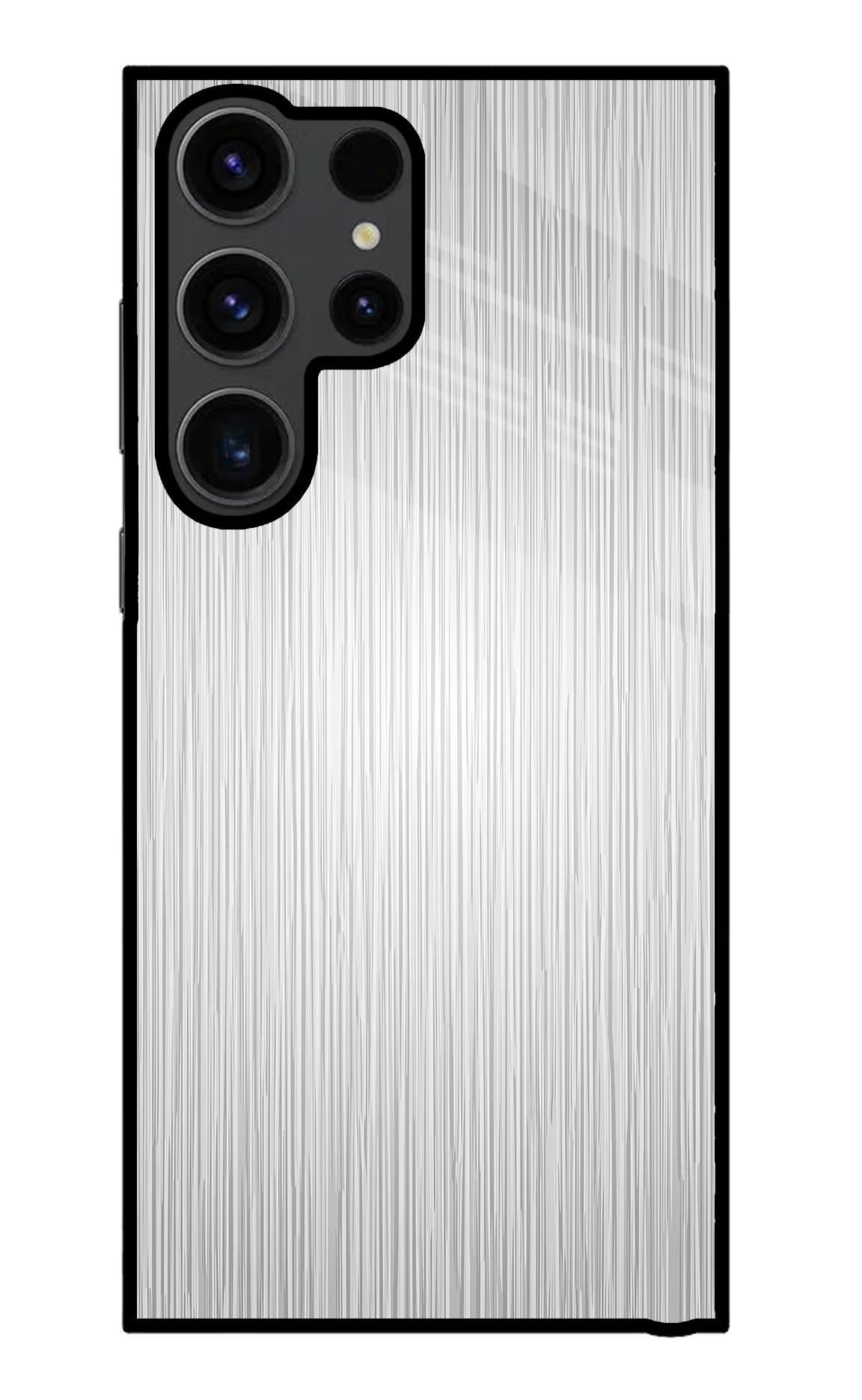 Wooden Grey Texture Samsung S23 Ultra Glass Case Back Cover by Casekaro