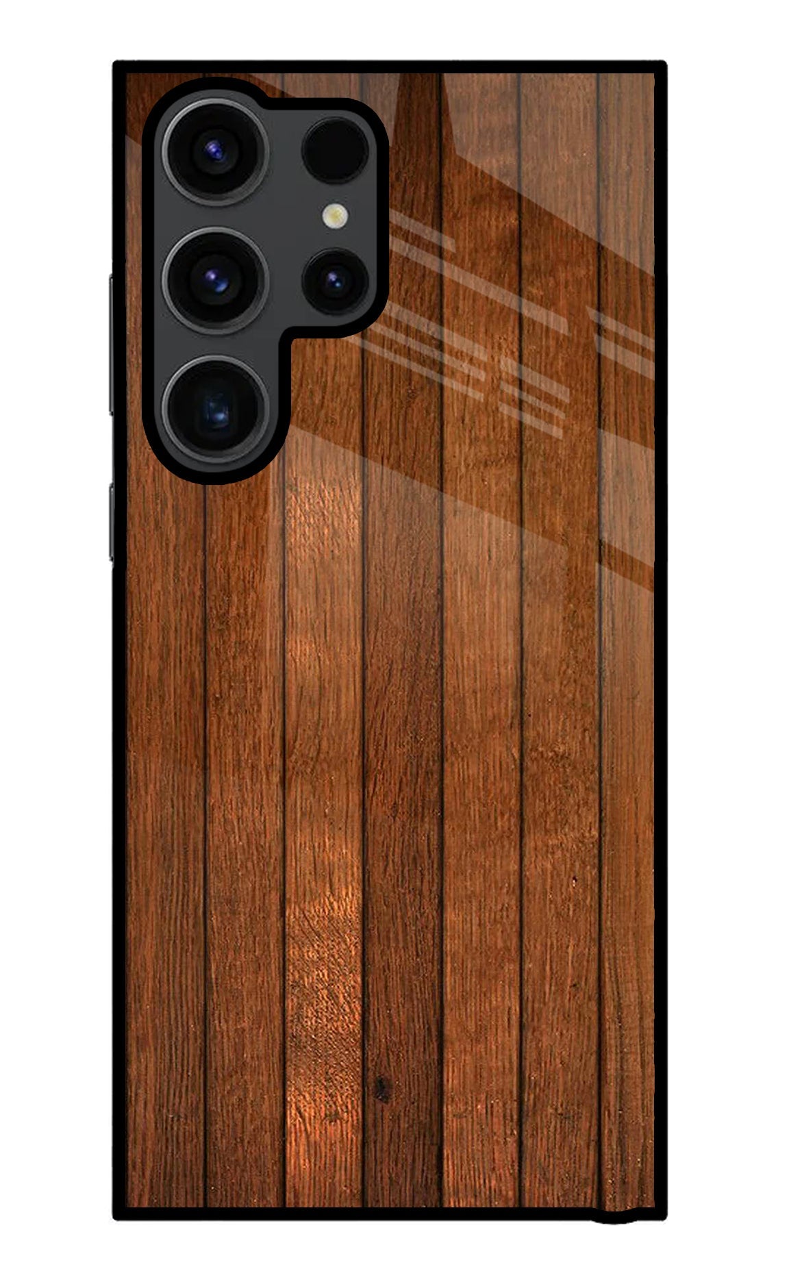 Wooden Artwork Bands Samsung S23 Ultra Back Cover