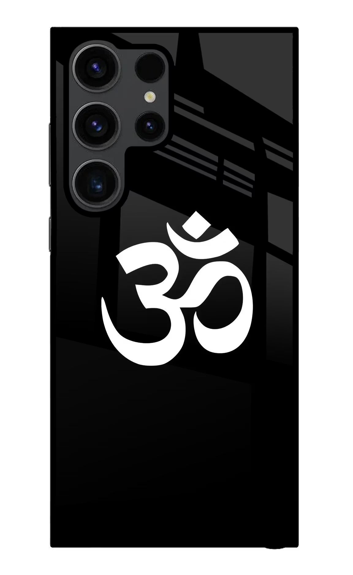 Om Samsung S23 Ultra Glass Case Back Cover by Casekaro