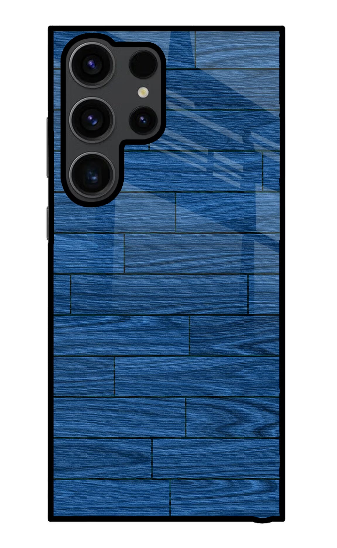 Wooden Texture Samsung S23 Ultra Glass Case Back Cover by Casekaro