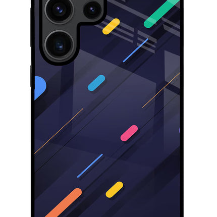 Abstract Design Samsung S23 Ultra Glass Case