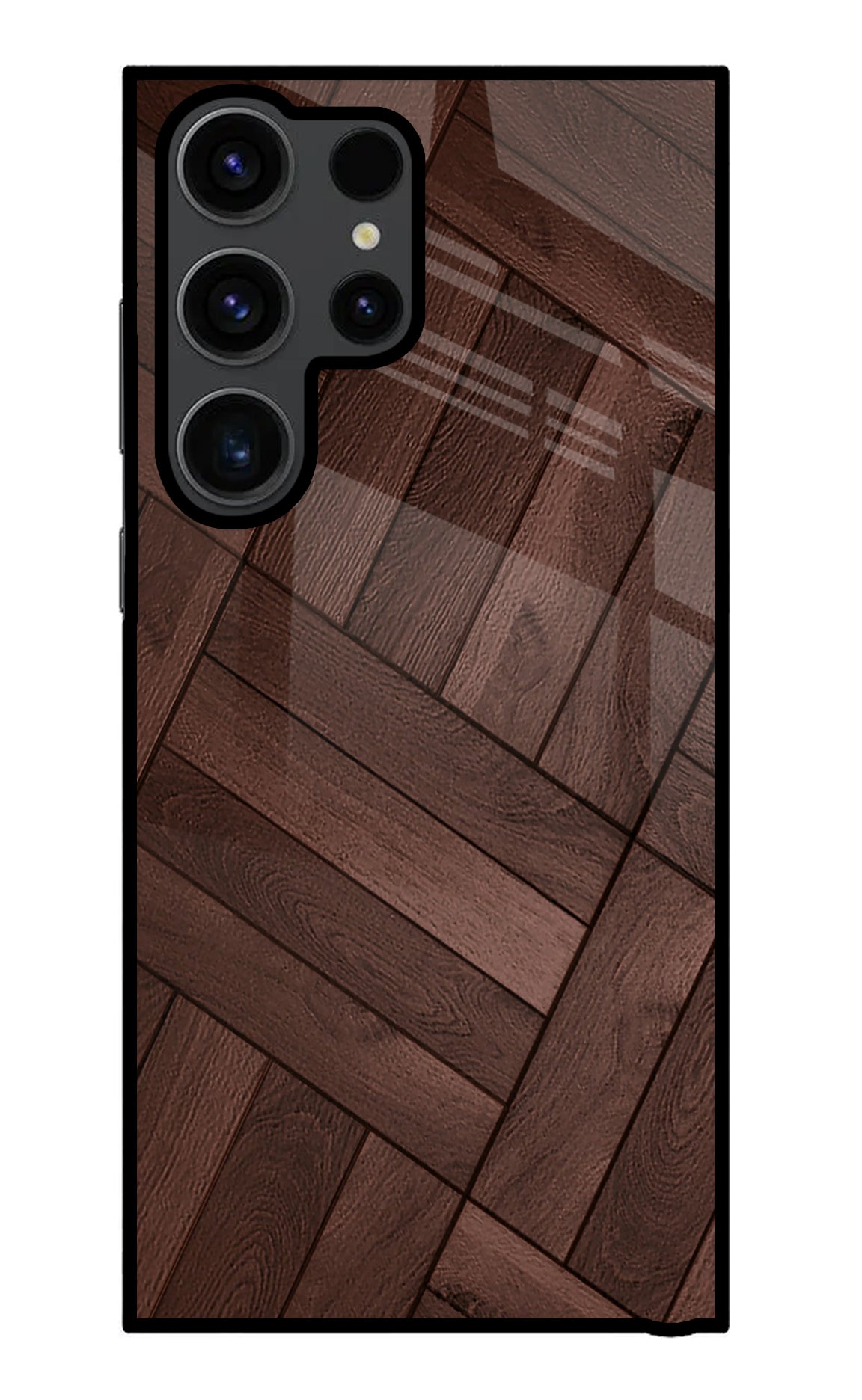 Wooden Texture Design Samsung S23 Ultra Back Cover