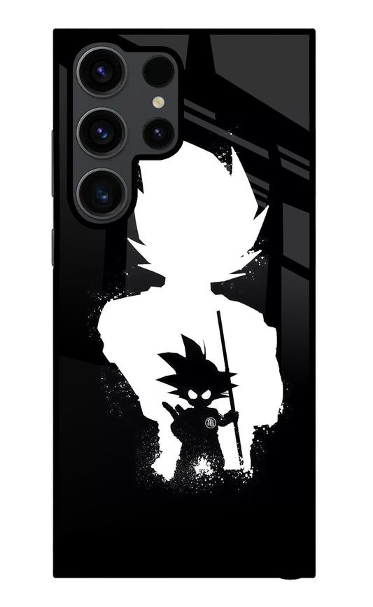 Goku Shadow Samsung S23 Ultra Glass Case