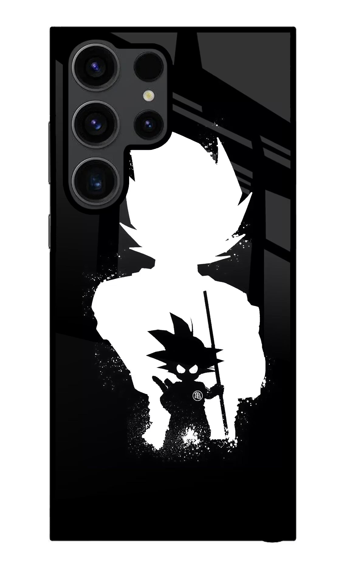 Goku Shadow Samsung S23 Ultra Glass Case Back Cover by Casekaro
