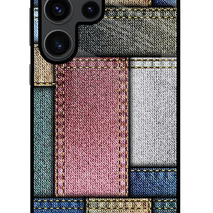 Multicolor Jeans Samsung S23 Ultra Glass Case