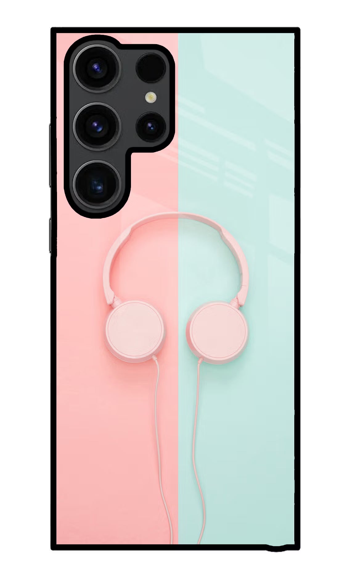 Music Lover Samsung S23 Ultra Glass Case Back Cover by Casekaro