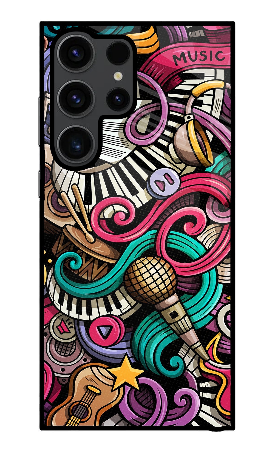 Music Abstract Samsung S23 Ultra Back Cover