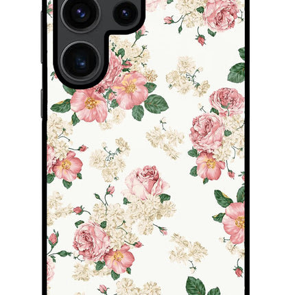 Flowers Samsung S23 Ultra Glass Case