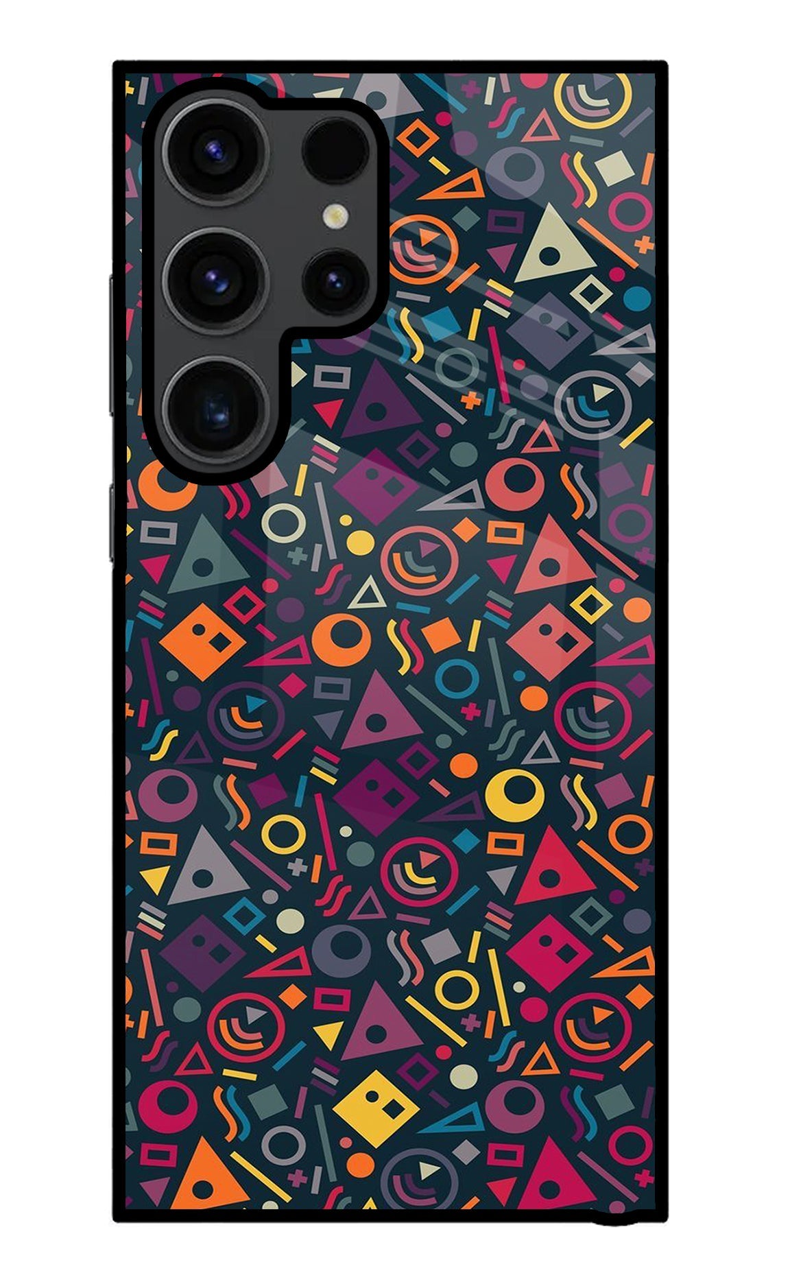 Geometric Abstract Samsung S23 Ultra Glass Case