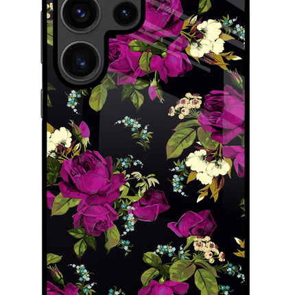 Flowers Samsung S23 Ultra Glass Case