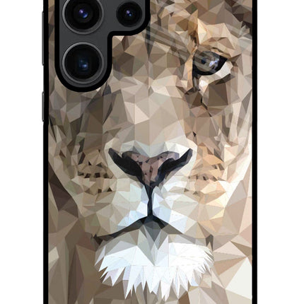 Lion Art Samsung S23 Ultra Glass Case