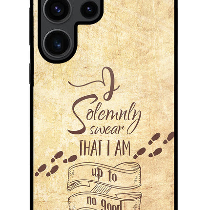 I Solemnly swear that i up to no good Samsung S23 Ultra Glass Case