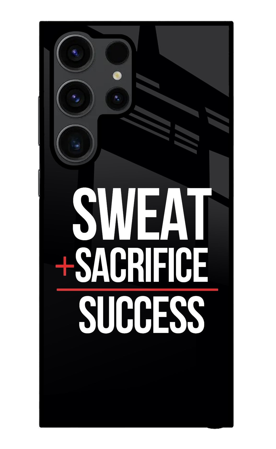 Sweat Sacrifice Success Samsung S23 Ultra Glass Case