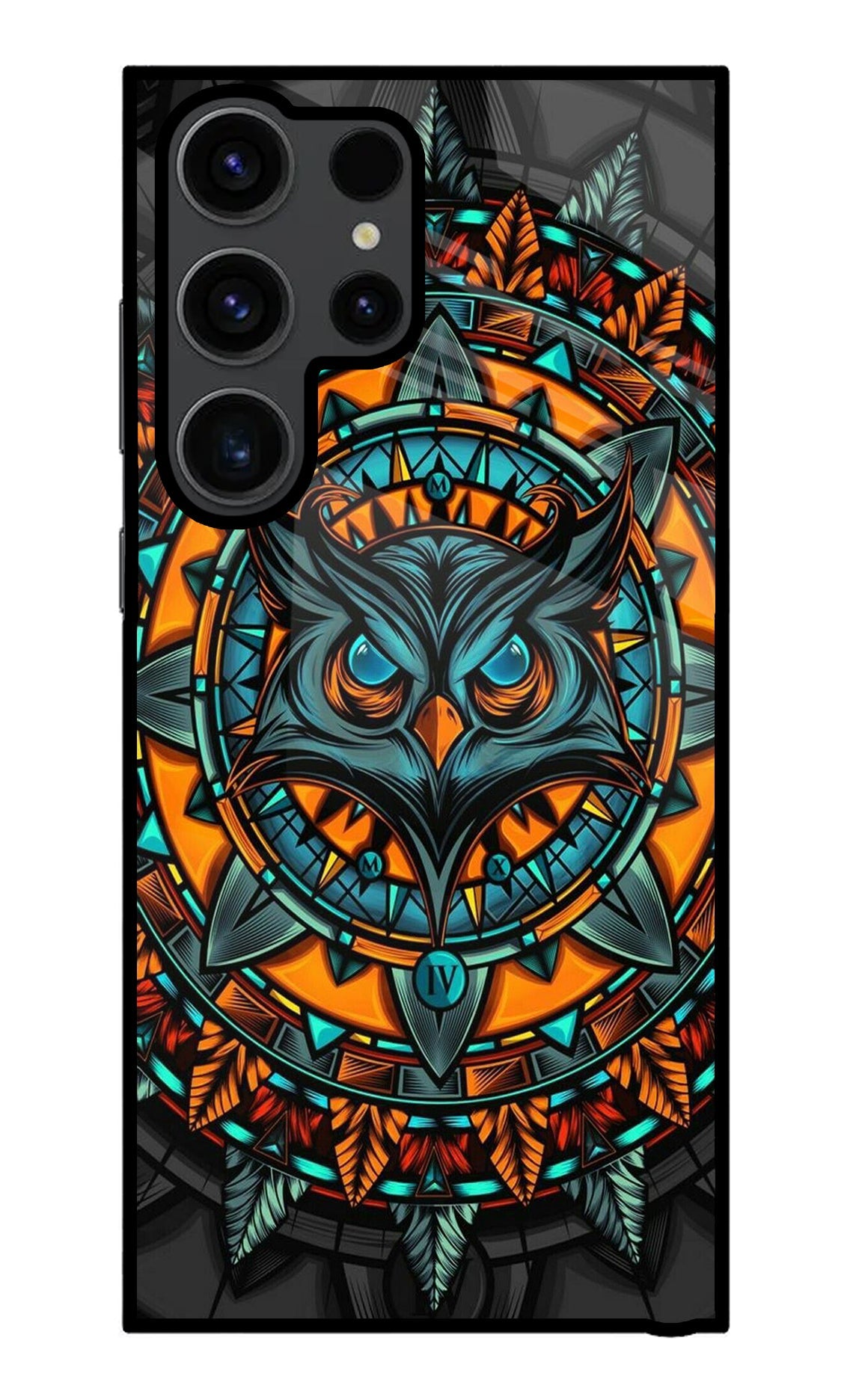 Angry Owl Art Samsung S23 Ultra Back Cover