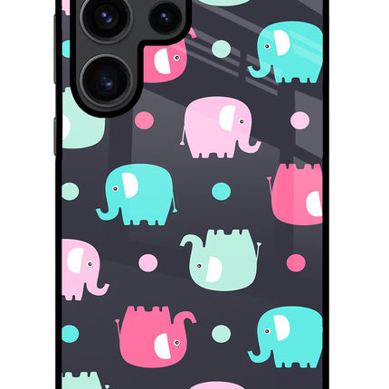 Elephants Samsung S23 Ultra Glass Case