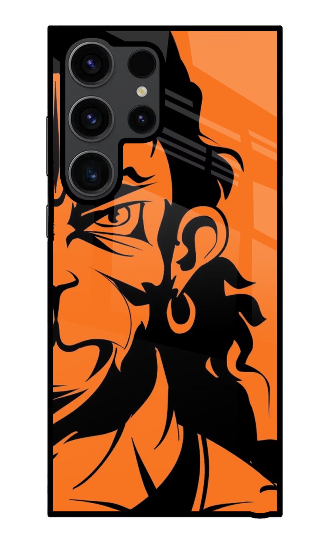 Hanuman Samsung S23 Ultra Glass Case Back Cover by Casekaro