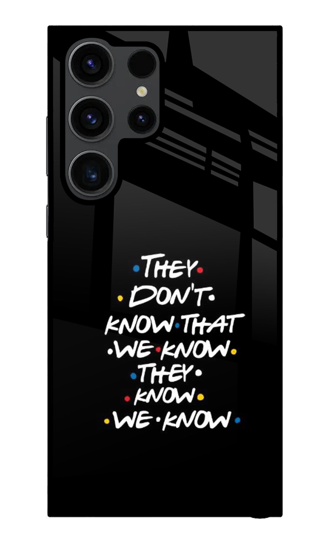 FRIENDS Dialogue Samsung S23 Ultra Back Cover