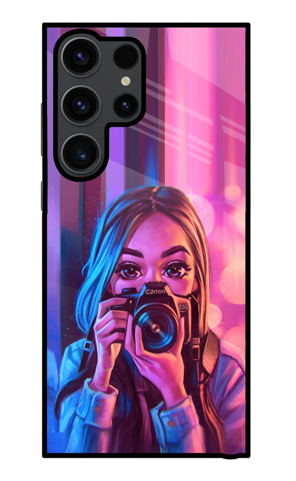 Girl Photographer Samsung S23 Ultra Back Cover