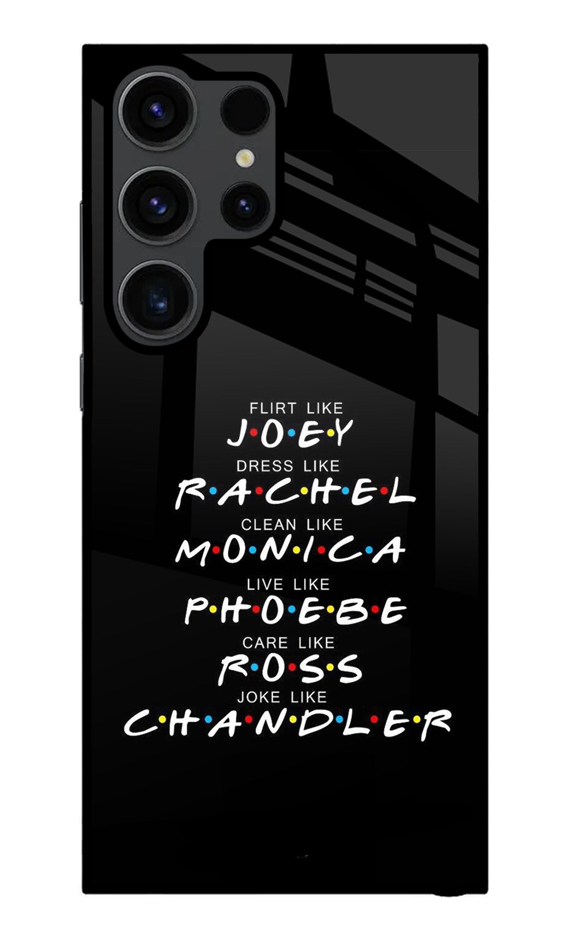 FRIENDS Character Samsung S23 Ultra Glass Case