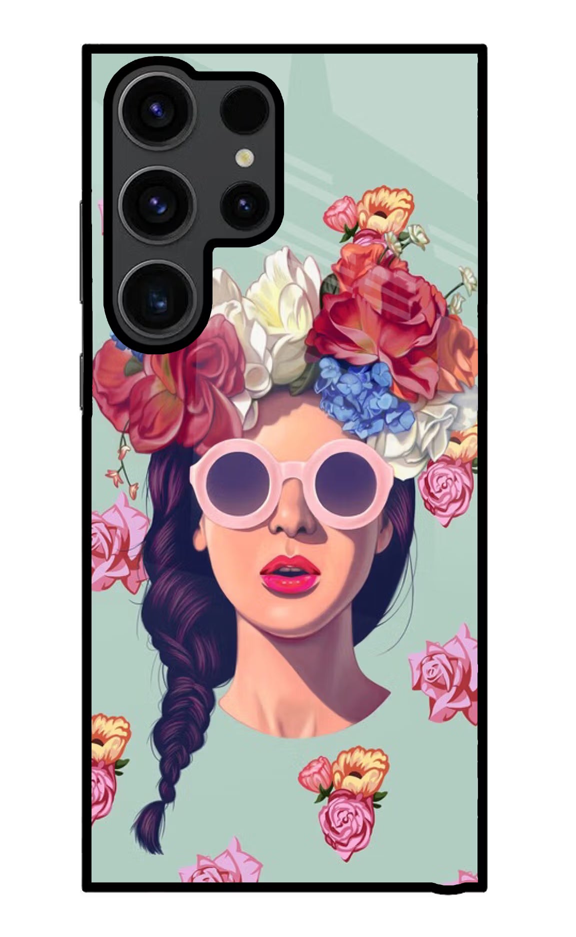 Pretty Girl Samsung S23 Ultra Glass Case Back Cover by Casekaro