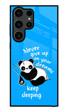 Keep Sleeping Samsung S23 Ultra Glass Case