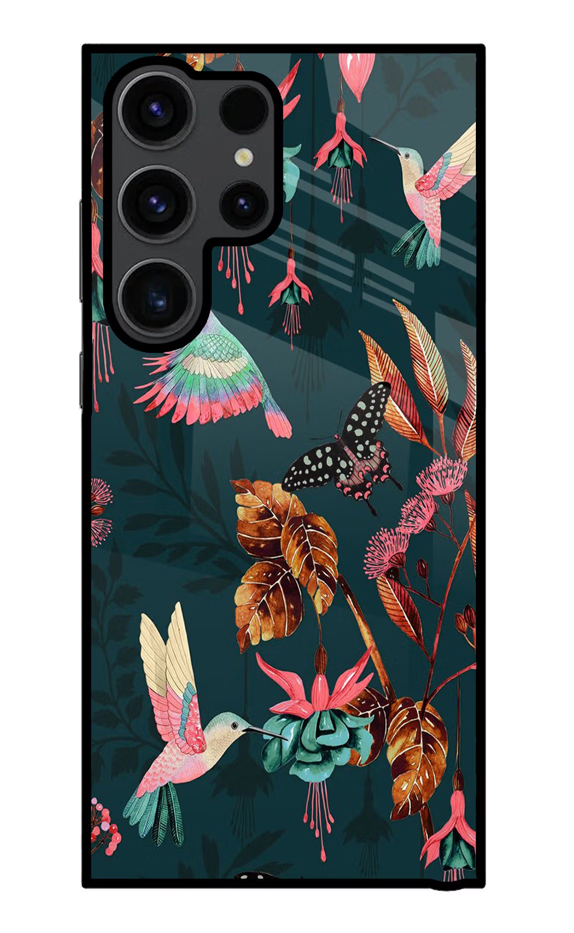 Birds Samsung S23 Ultra Glass Case Back Cover by Casekaro