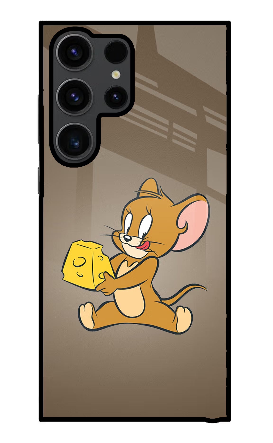 Jerry Samsung S23 Ultra Glass Case Back Cover by Casekaro