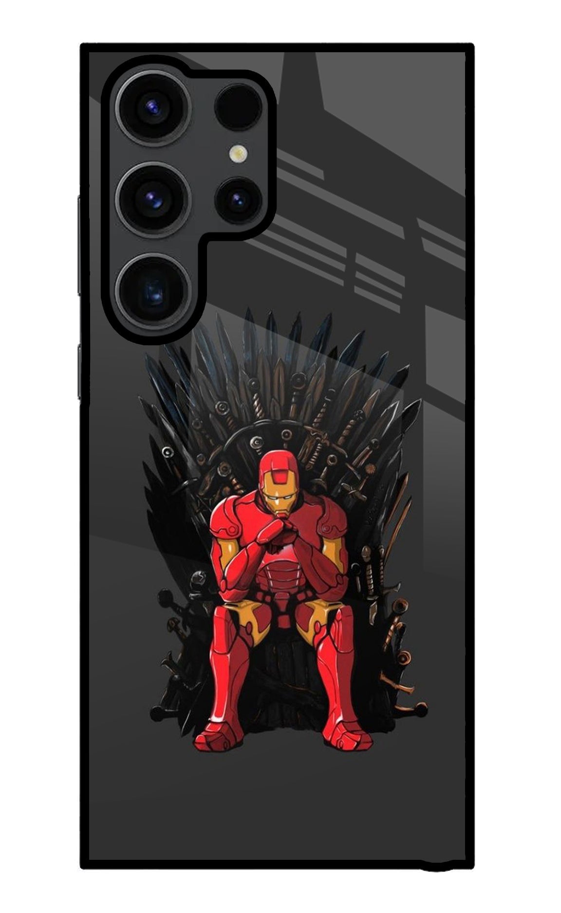 Ironman Throne Samsung S23 Ultra Glass Case