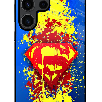Superman logo Samsung S23 Ultra Glass Case